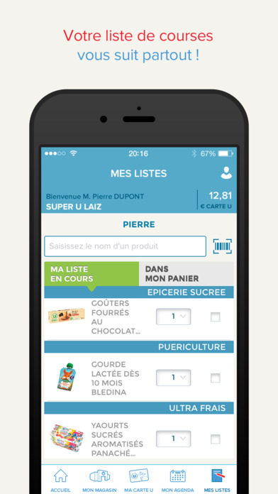 Application Mon Magasin U